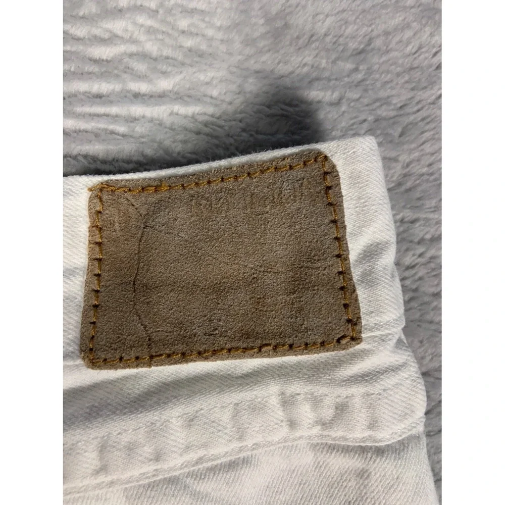 True Religion Ricky Relaxed Straight Jeans Men's Size 38 White Cotton Used